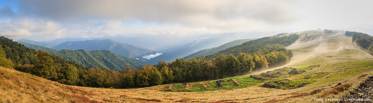 Горы Карпаты панорама